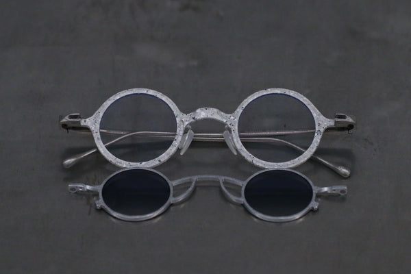 Rigards*ziggy chen TERAZZO+ silver frame transparent blue lens glasses RG1911TI (RG1911)